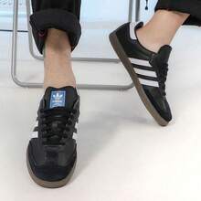 Adidas Originals SAMBA OG 复古休闲运动鞋，男女款，2026 新款低帮运动鞋，B75807