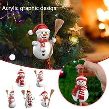 1/2 Bộ 5.12 inch Khung cửa Giáng sinh vui nhộn Trang trí bằng gỗ, Ông già Noel, Tuần lộc, Người tuyết, Cửa ra vào, Cửa sổ, Đồ trang trí Giáng sinh cho Đồ trang trí Giáng sinh trong nhà Trang trí nhà Trang trí Giáng sinh Trang trí phòng - Nhiều màu - Xem 7