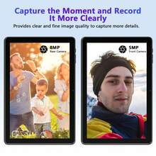 Qetupa 10.1 Inch Android 14 Tablet, 4GB RAM + 128GB ROM, A523 Octa - Core 2.0GHz, 1280x800 High - Definition IPS Touch Screen, 5MP + 8MP Dual Cameras, 6000mAh Battery, Supports 1TB SD Expansion, BT5.4 & 802.11ac WiFi 2.4G/6G Wireless - Black - View 4