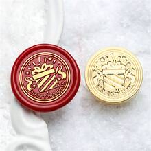 CYFUN DESIGN 1PC 3D Relief Christmas Tree Wax Seal Stamp Head, Christmas Sealing Wax Stamp, Gift Package Wax Seal, Christmas Gift Wax Seal Kit, Wax Sealing Stampfor Envelopes Christmas Cards Wedding Invitations For Christmas Gift Packing - Gold - View 19