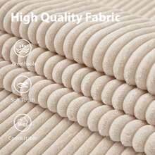 MAXYOYO L-Shaped Modular Sofa With Convertible Left/Right Ottoman,Cloud-Textured Tufted Cushions,Four Combinations,Sofa In A Box,No Assembly Required - 米色 - 查看 6