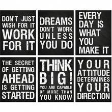 6 buc/set postere inspiraționale pentru birou, fundal negru, design de artă modernă, decorare cameră de zi, picturi fără ramă, decor pentru casă, postere moderne pentru cameră, articole de decorare a camerei, decor estetic pentru cameră, decor occidental