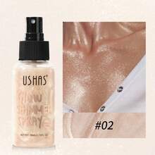 Ushas, Highlighting Facial Features, Body, Cheeks, Collarbones, Brightening Makeup, Shimmering Cosmetics, Long-Lasting Luster, Essential For Holidays And Parties - #2 - 查看 1