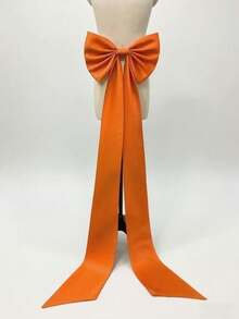 Accesorio de moda versátil con lazo de satén para la vuelta al colegio, múltiples colores, adecuado para uso diario, vestidos, cosplay y fiestas - Largo multicolor - Ver 20