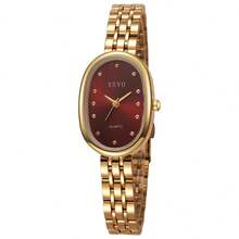 单只/套，无礼盒，精致优雅女士腕表，简约高端设计，精钢表带。适合作为生日、周年纪念日或送给朋友、家人和爱人的特别礼物。 - 彩色 - 查看 14