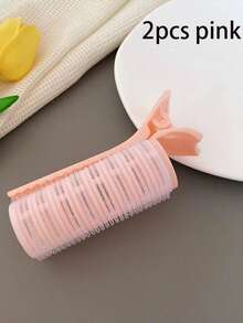 1个/2个/6个鸭嘴式空气刘海卷发器，蓬松卷发器，女士发饰夏季沙滩装扮抓夹度假发夹 - 彩色 - 查看 13