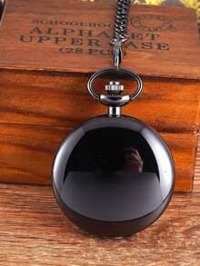 1pc Personalized Engraved Pocket Watch, Custom Name Pocket Watch, Wedding Gift, Groomsman Gift, Groom's Father Gift, Gift For Him, Dad's Gift, Wedding Gift, Valentine's Day Gift, Halloween Gift, Christmas Gift