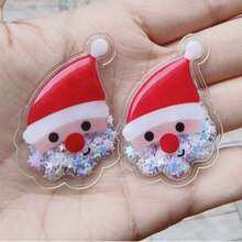 2pcs Christmas Trap Charm Refrigerator Magnets - With Santa Claus, Tree, Deer, Snowman Designs, Fun And Decorative Kitchen And Office Magnets Suitable For Whiteboards And Refrigerators, Ideal Gifts For Thanksgiving, Christmas