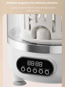 GENAI Mini mașină de spălat de 3L cu deshidratare și lumină UV, mașină de spălat portabilă pentru cămin, bebeluși și călătorii