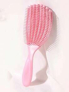 1pc-Smooth Hair Brush, Straightening Out All Hair Types, Suitable For Wet And Dry Hair. Flexible Hair Is Used To Painlessly Eliminate Tangles And Reduce Breakage. It Uses Curved And Flexible Hair To Adapt To Your Hair Contour. ,Hair Styling Kit ,Hair Tool Kit