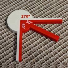 1 Set Of Math Teaching Aids - Angle Measurement Tools, Geometric Angle Display Instruments, Educational Learning Tools For Angle Recognition, Made Of Plastic, Ideal For Young Learners, Math Teaching Aids|Informative Display| Plastic Construction - Multicolor - View 4