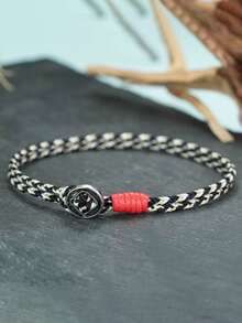 新款A级幸运绳手链 男士2毫米细绳布艺友谊饰品 情人节 - 男士極簡手繩 - 查看 6