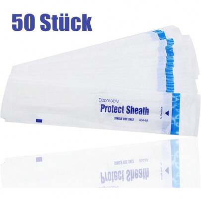 Pack Of 50 Intraoral Camera Protective Cases Covers Sleeves Disposable Single Use