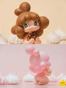 KEYCEO Xia Duo Duo Duck Pear Series, Play Office Boy Play Tabletop Ornament Girl Gift Gift Box Birthday Gift Play Ornament Cute Wind Q Version 1 Random Distribution, Halloween Decorations Ornament Small Gift Suitable For Christmas, Thanksgiving, Halloween, Birthday Gift, Perfect Choice For Family And Friends,