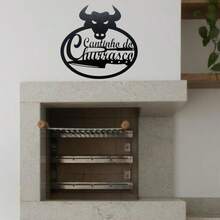 Quadros decorativos fé amor gratidão em MDF Preto, Kit Quadro Decorativo Vazado 3 peças