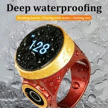 指环式计数器智能电池显示计数器Type-C触摸式电子数字Zikr计数器 - 彩色 - 查看 6