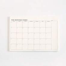 Student/Office Memo Pad, Minimalist Fresh Style Tear-Off Monthly Planner, Work Week Daily Schedule Notebook - Tear-away Planner Notebook - View 10