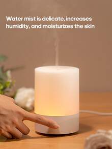 kinscoter 1pc USB Mini Aroma Diffuser, 120ml Capacity, Compact & Portable, Ultrasonic Air Humidifier, Lightweight Color Night Light, Essential Oil Diffuser, Suitable For Office, Home And Hotel