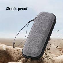 1pc, Shaver Case, Travel Multifunctional Portable Handbag, Universal Retro Style Shaver Storage Box - 灰色 - 查看 4