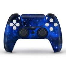 ملصق وحدة تحكم P5 قطعة واحدة، مقاوم للخدش، زخرفي لوحدة التحكم الرقمية والقرص، قابل للتطبيق على جميع أجهزة التحكم P5 (وحدة التحكم في الألعاب غير مشمولة)