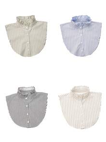 1pc Unisex Classic Detachable Collar - Multicolor - View 1