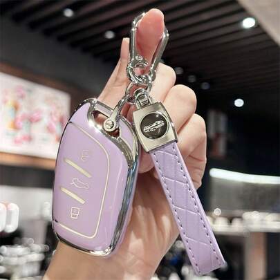 Funda para llave de coche, estuche y llavero para MG ZS, MG6 EV, EZS, HS, EHS, Roewe RX5, I5, I6, RX3, RX8, ERX5, accesorios para el Día de los Maestros, regalo de Navidad