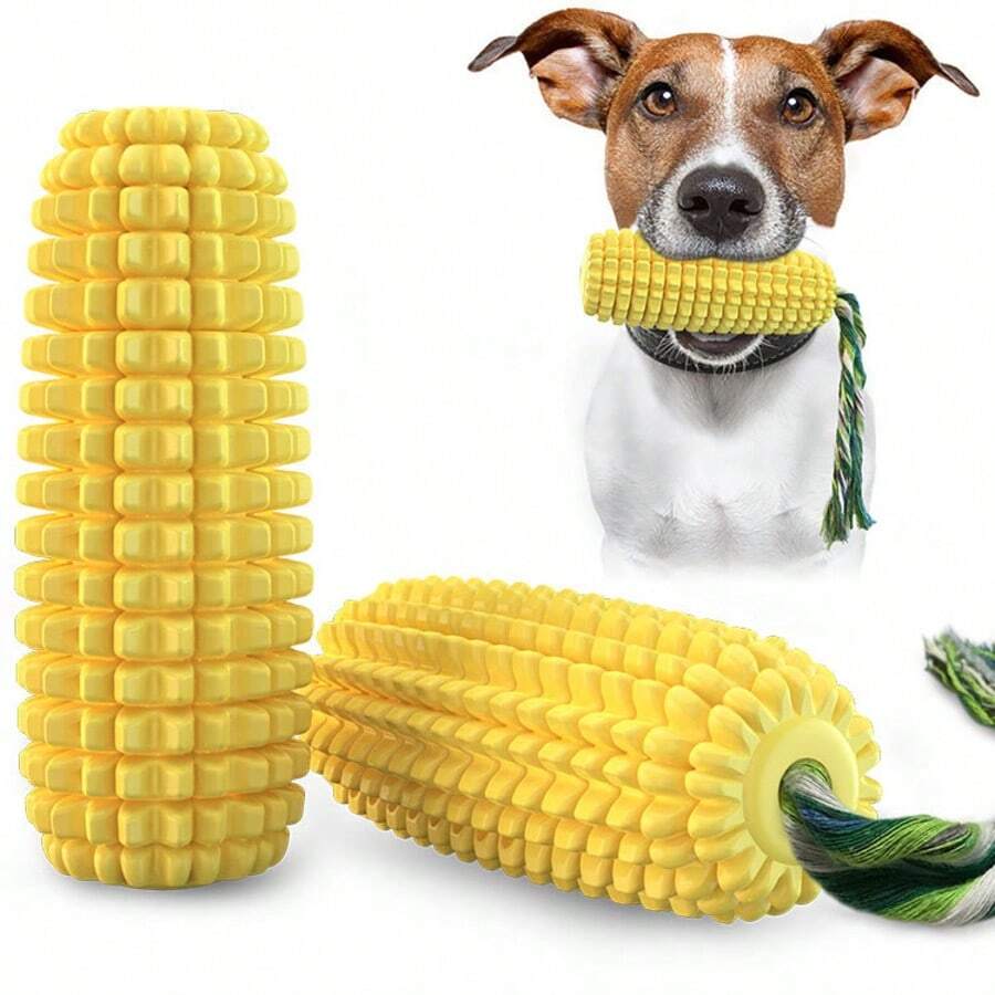 Corn Chew Stick Dog Toy, Squeaky Ball Dog Toy, Dog Training & Dental Care