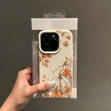 Funda de Teléfono con Textura de Cuero Sintético Compatible con iPhone 17 Air/16E/15/14/13/12/11 Pro/Promax/Plus/X/XS/XS Max, Buen Agarre, Múltiples Colores Disponibles, Protección de Borde Suave, Adecuada para Hombres y Mujeres - Blanco antiguo - Ver 7