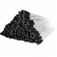500 pezzi 100 pezzi 10 pezzi Applicatori monouso per mascara e sopracciglia, adatti per estensione ciglia e sopracciglia, colore nero
