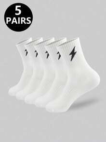 5/10/20 Pairs Unisex Casual Sports Socks, Suitable For Daily Indoor And Outdoor Wear, Size: (35~39), (39~42) - Multicolor - View 17