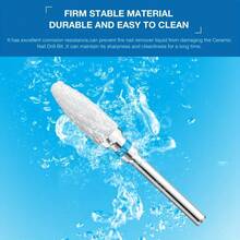 Bộ 5 hoặc 10 dụng cụ cắt gốm, mũi khoan móng, dụng cụ mài móng gel, dụng cụ loại bỏ lớp biểu bì, bộ giũa móng điện, phụ kiện - Nhiều màu - Xem 8