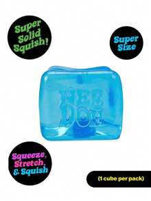 感官挤压魔方玩具 - 减压魔方，可挤压出柔软的触感，手持桌面玩具，有效缓解焦虑，适合教室、户外、办公室等各种场合，随时随地放松身心，是桌面装饰、课堂奖品、派对礼物和节日礼品的理想之选！ - 万圣节礼物推荐，软萌玩具，桌面软萌玩具，减压玩具（不推荐迷你尺寸）