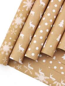 Large Size 118x21in (300x43cm) Christmas Packaging Paper For Various Occasions Such As Packaging, Parties, Decorations, Foldable Gift Packaging Paper,Wedding,Birthday,Business,Christmas Gift Box, Valentine's Day Gift Box DIY Gift Decoration,Christmas,Valentine Day