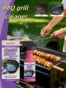 1 pieza Limpiador de rejilla de barbacoa Jakehoe, agente disolvente y limpiador de manchas de grasa pesada para parrillas de barbacoa y sartenes