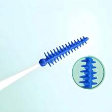 100支装牙线棒牙齿清洁牙缝刷牙线棒口腔卫生护理超细牙线 - 彩色 - 查看 2