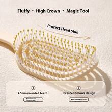 1 Stück/4 Stücke flauschiger Luftpolster Haarbürstenset, Langhaar-Glättungsbürste, für Studenten-Wohnheim & Zuhause, Lockenmassage-Bürste