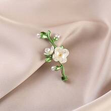 1pc Vintage Zinc Alloy Leaf Design Brooch, Plant Brooch Suitable For Daily Wear In Spring, Summer, Autumn And Winter Halloween Accessories Teachers Day Jewelry Costume Accessories Bag Charms Office Accessories Christmas Gift - Multicolor - View 16