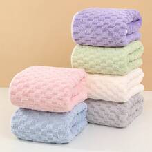 Set di asciugamani in pile di corallo soffice e spesso per la casa, asciugamano per il viso per adulti per uso domestico