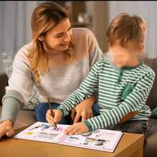 7x7 Inch/8x8 Inch/10x10 Inch DIY Scrapbook Album, 40 Pages/20 Sheets, Hard Cover Kraft Paper, Scrapbook Album, Wedding And Anniversary Family Memories - Pink - View 4