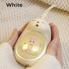 MEET SUN 1pc Hand Warmer + 1200mAh Rechargeable Lithium Battery + Portable Handheld Design + Lighting + Lanyard + 2 Temperature Settings