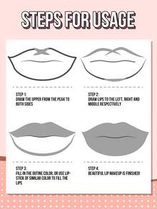 Misslyn Smooth Lip Liner Pencil, Long-Lasting Color, Intense & Durable Lip Shade, Glides On Smoothly, Lip Liner - 01 - View 6