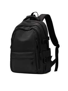 School Travel Laptop Backpack Lightweight Bag College Backpack For Cute Durable Backpack Casual Day Pack For Girls And Boys, Large Capacity Portable Backpack For Outdoor, Travel, Hiking, School. - Black - View 11