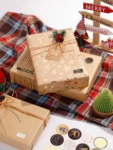 Large Size 118x21in (300x43cm) Christmas Packaging Paper For Various Occasions Such As Packaging, Parties, Decorations, Foldable Gift Packaging Paper,Wedding,Birthday,Business,Christmas Gift Box, Valentine's Day Gift Box DIY Gift Decoration,Christmas,Valentine Day