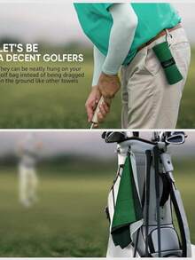 3 Pieces Of Waffle-Weave Golf Towels In Multiple Styles (30cm X 30cm), Golf Club Cleaning Towels