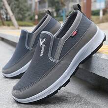 Zapatos de Tela Viejos de Beijing para Hombres, Estilo Nuevo de Primavera, Zapatos Deportivos Casuales Ligeros para Personas de Mediana Edad y Ancianos, Zapatos Cómodos de Suela Suave Antideslizante para Papá - Negro - Ver 4