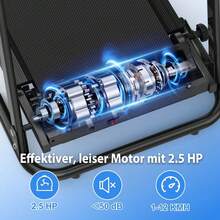 Tapis roulant da scrivania per ufficio domestico, tapis roulant da scrivania compatti con tapis roulant portatili inclinati, tapis roulant 2 in 1 per camminare, correre e fare jogging, con una capacità di peso di 120 kg