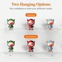 Lifewit Floating Shees Wall Mounted 10 Pack 15 Clear Acrylic Wall Storage Bookshelf Display Ledge Holder Decor For Book Magazine Photo Makeup Figure In Bathroom Living Room Bedroom Kitchen