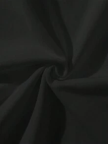 Men's Printed-Shirt - Bold Geometric Letters, Breathable Comfortable Fit, Washable Casual Short Sleeve Top, Casual Wear, Modern Casual Clothing, Medium Elastic Fabric - màu đen - Xem 3