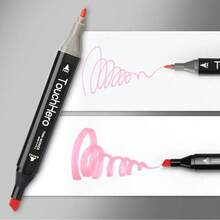 48/60/80/168/   1 Colors Art Markers Alcohol Markers Professional Art Pen Dual Tips Permanent Marker For Adults & Kids,Alcohol Based Sketch Markers For Painting Set, School Supplies Back To School - 48 pcs Art Markers set - 查看 3