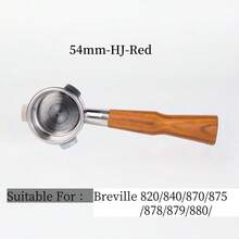 Cabo para porta-filtro sem fundo de 54 mm compatível com máquinas de café expresso Breville, cesto de filtro em aço inoxidável, acessórios para cabo Breville - Multicolorido - Ver 18